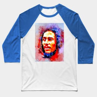 Watercolor Marley Baseball T-Shirt